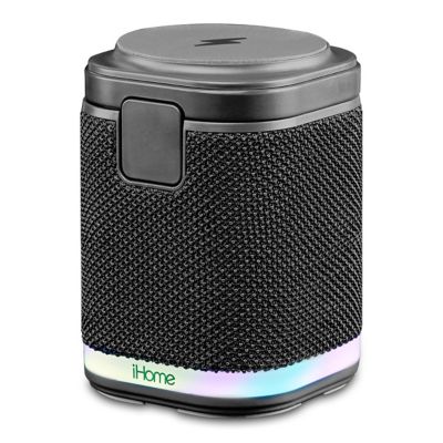 iHome Power Tower Dual Wireless Charge Speaker with Mood Light