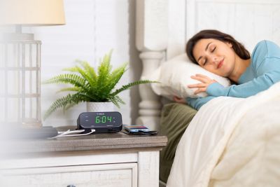 Image showing  RediSet Dual Alarm Clock with Dual USB Charging and Extreme Battery Backup
