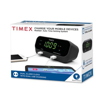 Image showing  RediSet Dual Alarm Clock with Dual USB Charging and Extreme Battery Backup