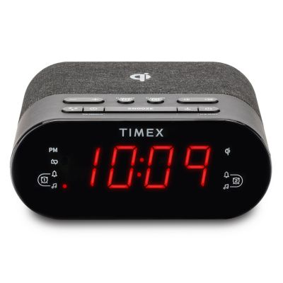 Timex Wireless & USB Charging FM Alarm Clock Radio