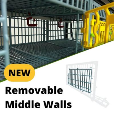 Image showing  Comfortplast Jumbo Quail Cage - 5 Layer, 3 Section Per Layer