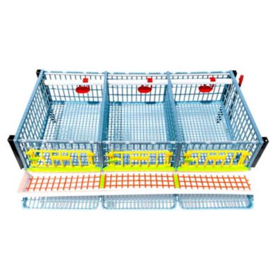 Image showing  Comfortplast Jumbo Quail Cage - 5 Layer, 3 Section Per Layer