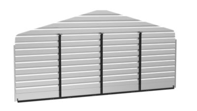 Arrow 20 ft. x 7 ft. Rear Enclosure Kit, Eggshell