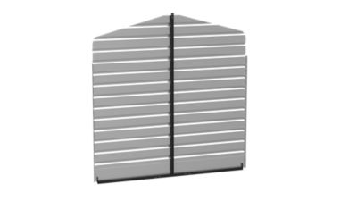 Arrow 10 ft. x 9 ft. Rear Enclosure Kit, Eggshell