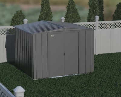Image showing  8 x 8 x 6 ft. Outdoor Steel Shed, Gray