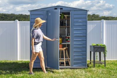 Image showing  Select 6 x 7 x 7 ft Blue Shed