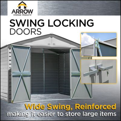 Image showing 8 th Arrow Select 6 x 4 x 6ft. Blue Shed