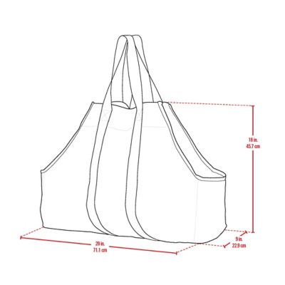 Image showing  9 x 29 x 18ft. Charcoal Heavy Duty Multipurpose Carrier Bag