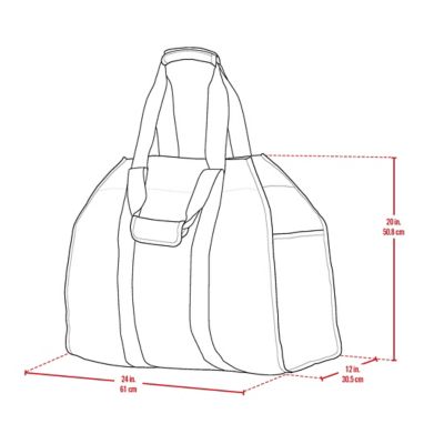 Image showing  12 x 24 x 20ft. Green Extra Heavy Duty Multipurpose Carrier Bag