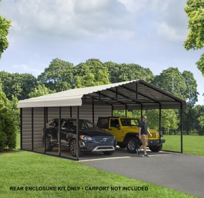 Image showing  20 ft. x 9 ft. Rear Enclosure Kit, Eggshell