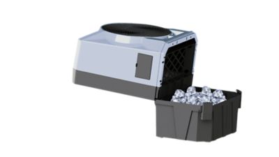 Image showing 4 th Hessaire MC12V 2-Speed High Velocity Cooling Fan, 900 CFM, Polar Ice