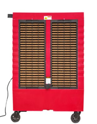 Image showing  M270 3-Speed High-Velocity Cooling Fan, 5,300 CFM, Red Tool Top with Handle