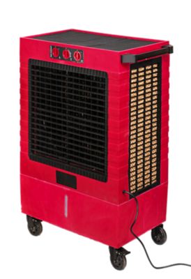 Image showing  M270 3-Speed High-Velocity Cooling Fan, 5,300 CFM, Red Tool Top with Handle