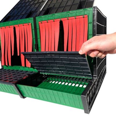 Image showing  2 Section Nesting Box, Front Collection for 20 birds