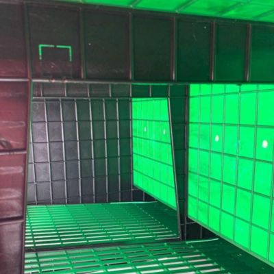 Image showing  3 Section Nesting Box, Back Collection for 30 birds