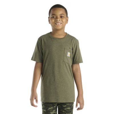 Carhartt Boys' Short-Sleeve Pocket Graphic T-Shirt