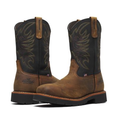 Image showing  Men's Square Toe Wellington Waterproof Safety Toe Boots, 11 in.