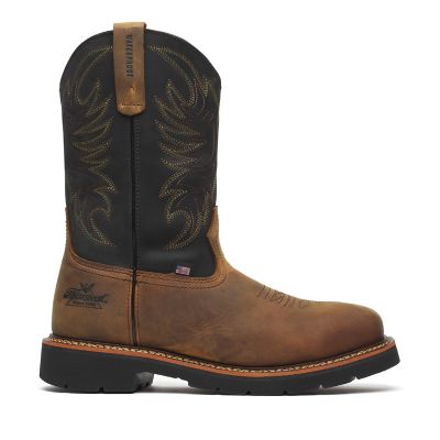 Image showing 1 th Thorogood Men's Square Toe Wellington Waterproof Safety Toe Boots, 11 in.