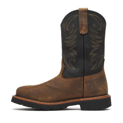 Image showing  Men's Square Toe Wellington Waterproof Safety Toe Boots, 11 in.