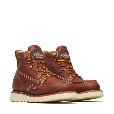 Image showing  Women's American Heritage Tobacco Maxwear Wedge Moc Toe Boots, 6 in.