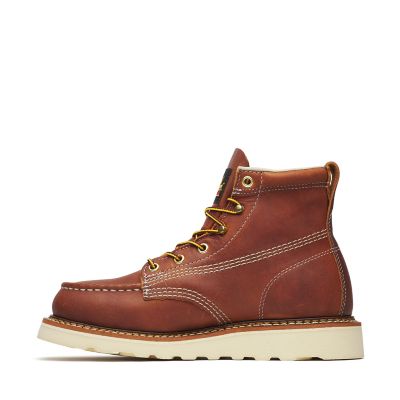 Image showing  Women's American Heritage Tobacco Maxwear Wedge Moc Toe Boots, 6 in.