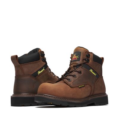 Image showing 3 th Thorogood Men's Jobsite Series Waterproof Safety Toe Boots, 6 in.