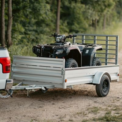 Image showing  5 ft. x 10 ft. Galvalume Utility Trailer, 2,100 lb. Max Capacity