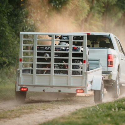 Image showing  5 ft. x 10 ft. Galvalume Utility Trailer, 2,100 lb. Max Capacity