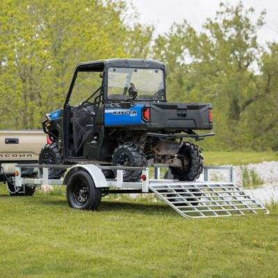 Image showing  6 ft. x 10 ft. Galvalume Railside Utility Trailer, 2,100 lb. Max Capacity