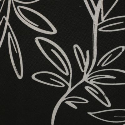 Image showing  Printed Lounger Cushion 22 x 73 in Black and White