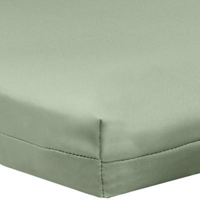 Image showing  Solid Olefin Textured Lounger Cushion 22 x 73 in Sage