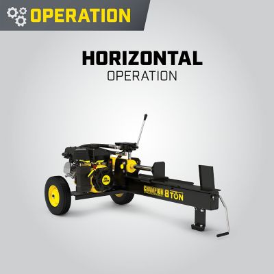 Image showing  8-Ton Compact Horizontal Gas Log Splitter with Auto Return