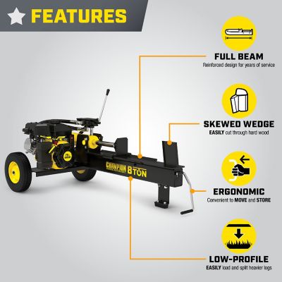 Image showing 5 th Champion Power Equipment 8-Ton Compact Horizontal Gas Log Splitter with Auto Return
