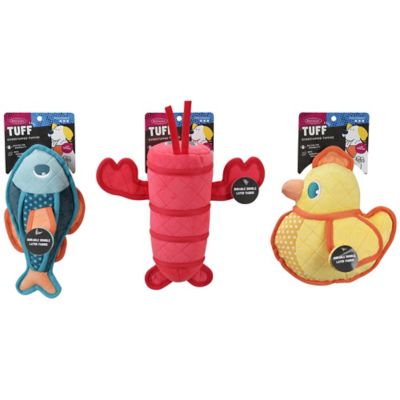 Image showing 6 th Retriever Super Stuffy Toughies Plush Dog Toy, Assorted