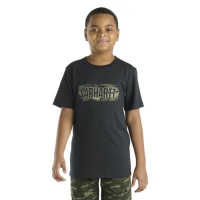 Carhartt Kids Short-Sleeve Camo Logo T-Shirt