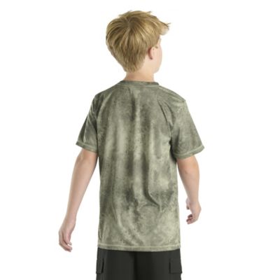 Image showing  Kids Short Sleeve Force Sun Defender Cloud Camo T-Shirt