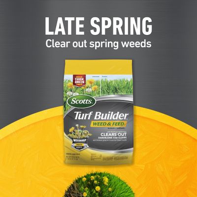 Image showing  Turf Builder 4,000 sq. ft. Bundle for Small Northern Lawns, EdgeGuard Mini Broadcast Spreader Included