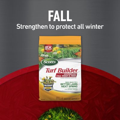 Image showing 6 th Scotts Turf Builder 12,000 sq. ft. Bundle for Large Northern Lawns, EdgeGuard DLX Broadcast Spreader Included