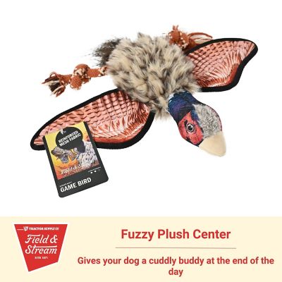 Image showing 5 th Field & Stream Squeaky Game Bird Plush Dog Toy, Assorted