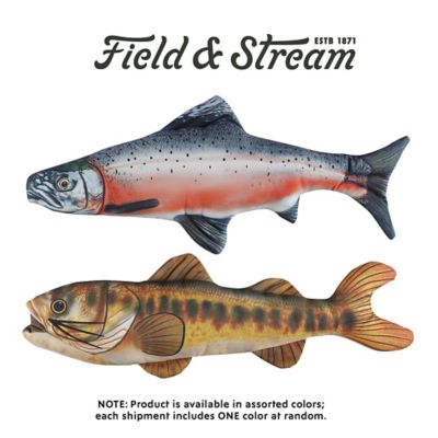 Image showing  Realistic Printed Fish Plush Jumbo Dog Toy, Assorted