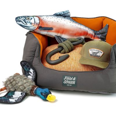 Image showing  Realistic Printed Fish Plush Jumbo Dog Toy, Assorted