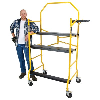 Image showing 5 th Metaltech Scaffold Jobsite Series with Wheels