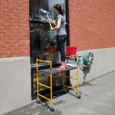 Image showing  Scaffold Jobsite Series with Wheels and Tool Shelf