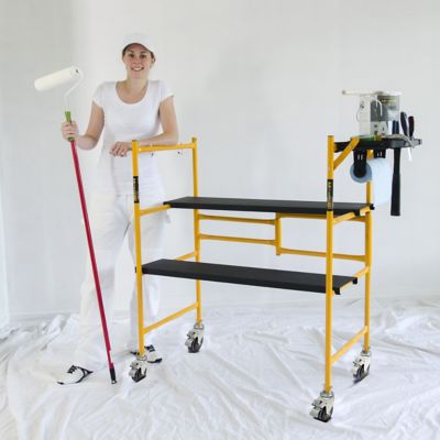 Image showing  Scaffold Jobsite Series with Wheels and Tool Shelf