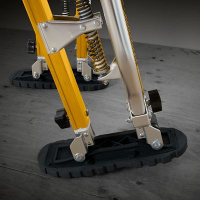 Image showing 6 th Metaltech 225 lb. Capacity Adjustable Drywall Stilts, 24-40 in., 2-Pack