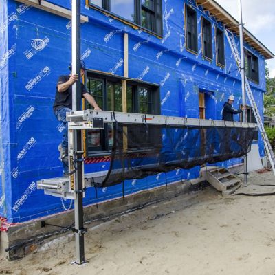 Image showing  Aluminum Pump Jack for Qual-Craft/Metaltech, 25.5 in. W x 13 in. D x 25.25 in. H