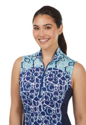 Image showing 5 th Kerrits Women's Print Mix Sleeveless Top