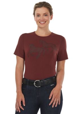 Image showing  Women's On The Double Horse T-Shirt
