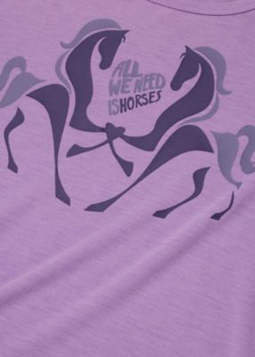 Image showing  Kids' All We Need Is Horses T-Shirt