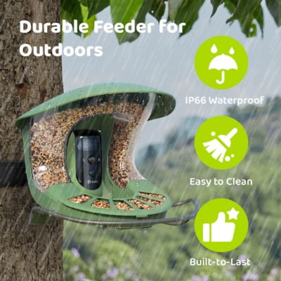 Image showing  1.25 L Smart Bird Feeder 2 Pro, Free AI Plus Solar